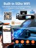 Dashcam for Cars 4K UHD Recording Car Camera HDR Night Vision Video Recorder Builtin WiFi 24H Parking Monitoring Car Accessories