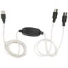 Plug and Play 16 Channels PC to Synthesizer 2 in 1 MIDI Cord Adapter  for Music Studio