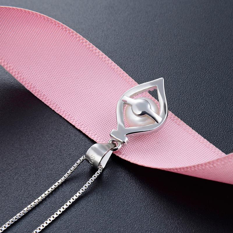 Линдон Стерлингового Серебра 925 Классическое Женское Ожерелье Кулон Циркон Модный Подарок