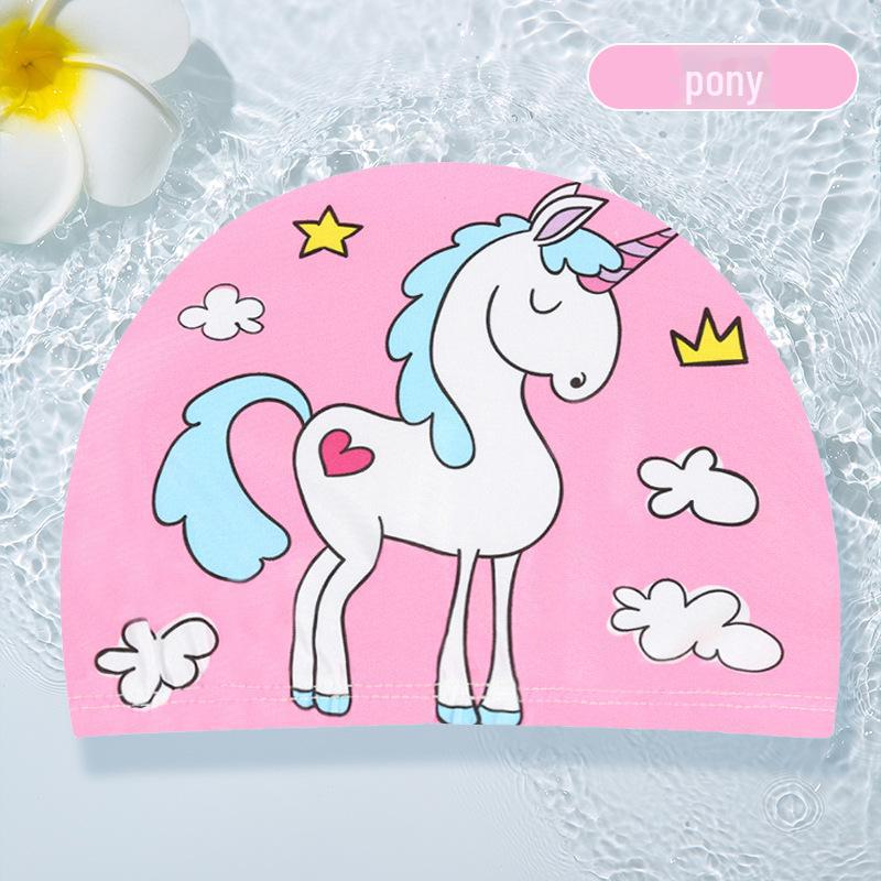 Детские шапочки для плавания с мультяшным принтом для мальчиков, девочек, младенцев и малышей