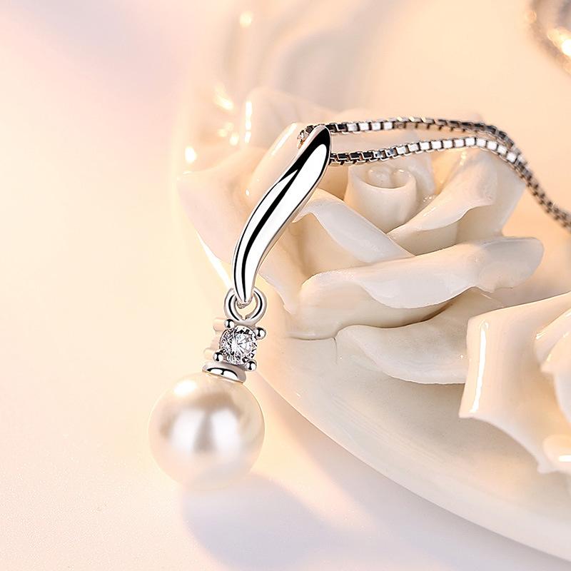 Ожерелье с подвеской Tassel Pearl Soft Beauty, женское, модные серебряные украшения