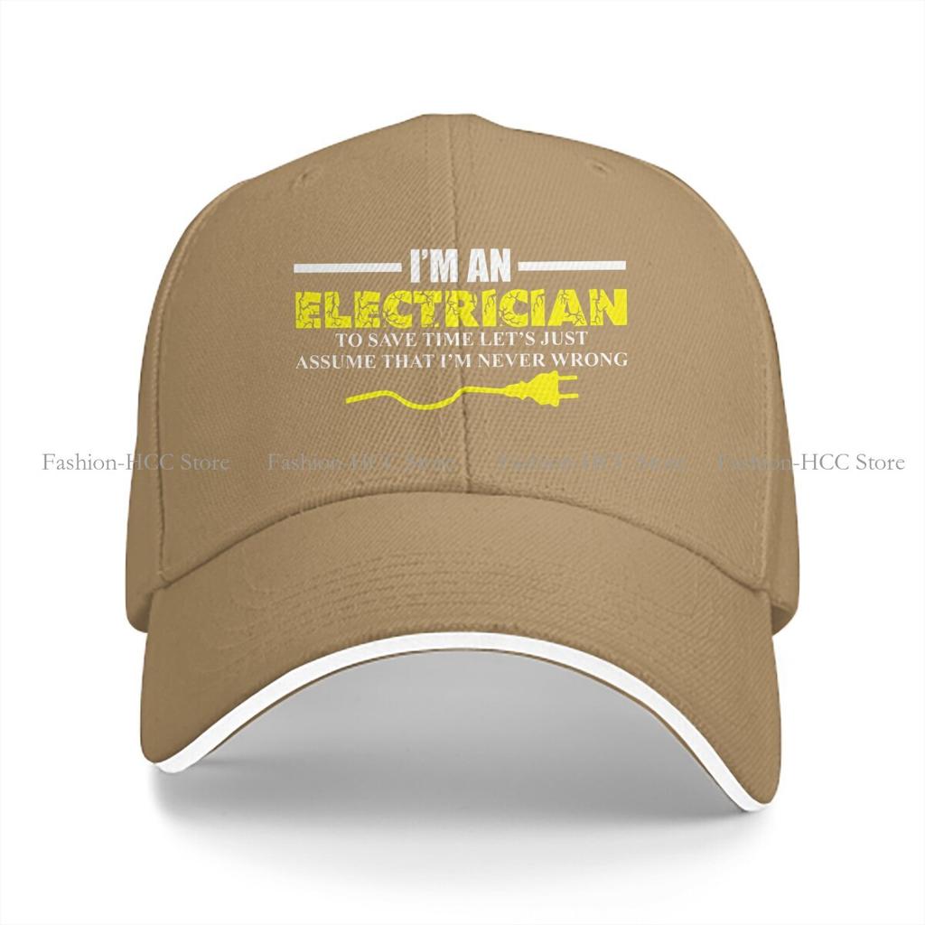 Кепка для линейного монтера Мужские кепки Женские козырьки Защита Snapback Инженер Электрик Электромонтажник Кепки