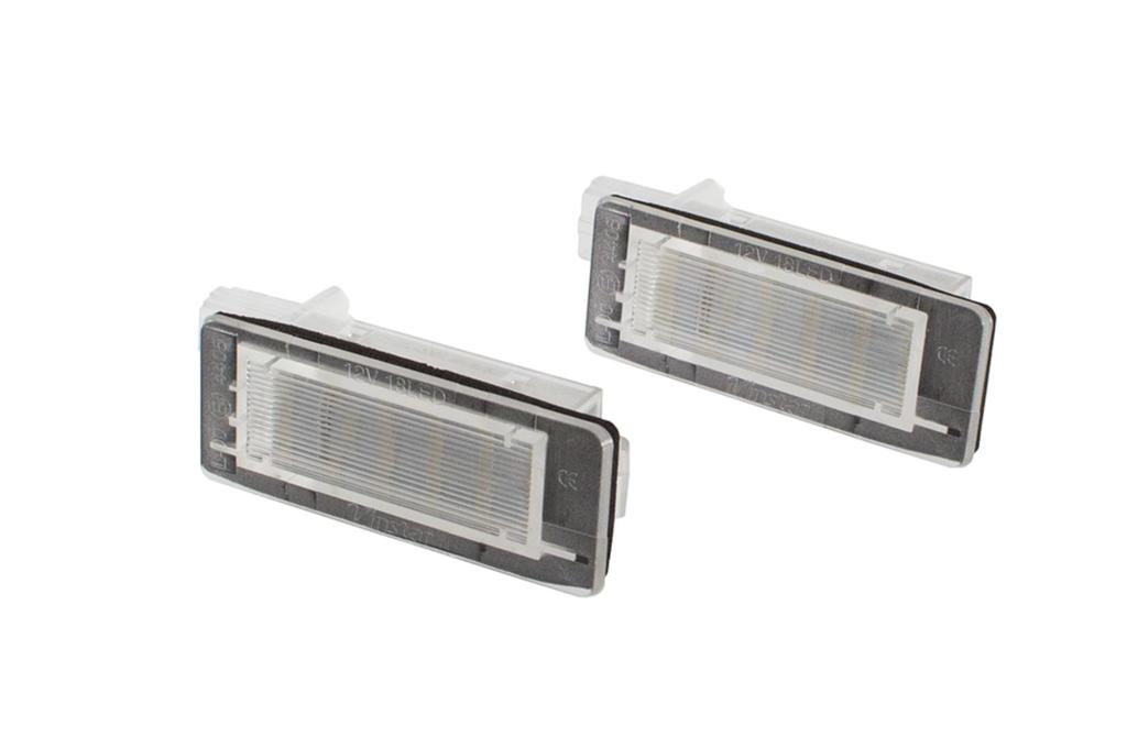 Led Licence Plate Light Kit, Autotune, For Renault Captur, Renault Espace Iv, Renault Fluence, Renault Modus Fl, Renault Scenic Ii, Renault Scenic Iii