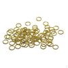 50шт круглые разъемные кольца диаметром 10мм для изготовления ювелирных изделий из золота