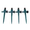 4pcs Garden Sprinklers Professional Efficient 360 Degree Automatic Rotating Lawn Sprinkler for Yard
