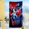 Soccer Fun Bluey Customize Text Beach Towel Soft Durable Quick-Dry Portable for SwimmingBeachCamping Travel Beach AccessoriesGym