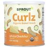 Sprout Organics Curlz, Organic Baked Snacks, 12+ Months, White Cheddar, 1.48 Oz (42 G)