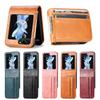 Чехол-кошелек для Samsung Galaxy Z Flip7 Flip5 5G Flip6 Flip 5 7 6 Flip4 Flip3 Flip2 Flip 4 3 2 1 Держатель для карт Кожаная сумка