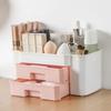 Influencer Cosmetics Dustproof Storage Box - Women's Desktop Drawer Organizer for Skincare and Dressing Table.
