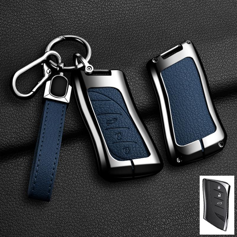 2 3 4 Buttons Suitable for Lexus NX ES UX US RC LX IS RX 200 250H 350H LS 450H 260H UX200 Zinc Alloy Leather Car Key Case