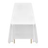 White Tablecloths for Rectangle Tables, 6 Pack, 90 x 132 Inches, Reusable and Machine Washable Table Clothes, Wrinkle-Resistant Polyester Fabric Table