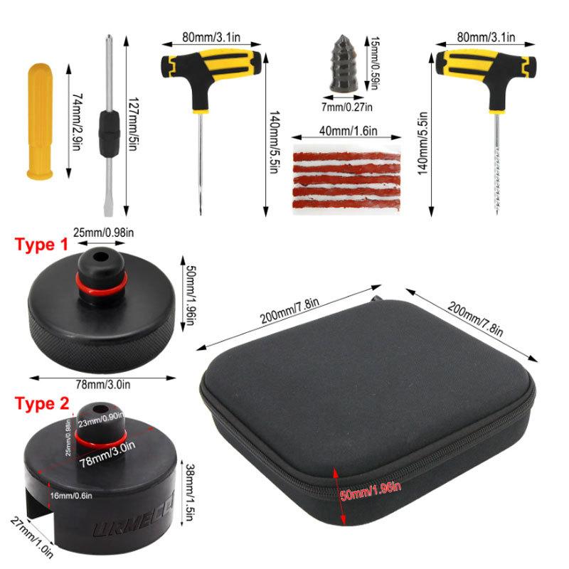 Rubber Lifting Jack Pad Axle Stand Adapter Pucks Tool Chassis For Tesla Model 3 S X Y Car Tire Repair Kit With Electric Pump