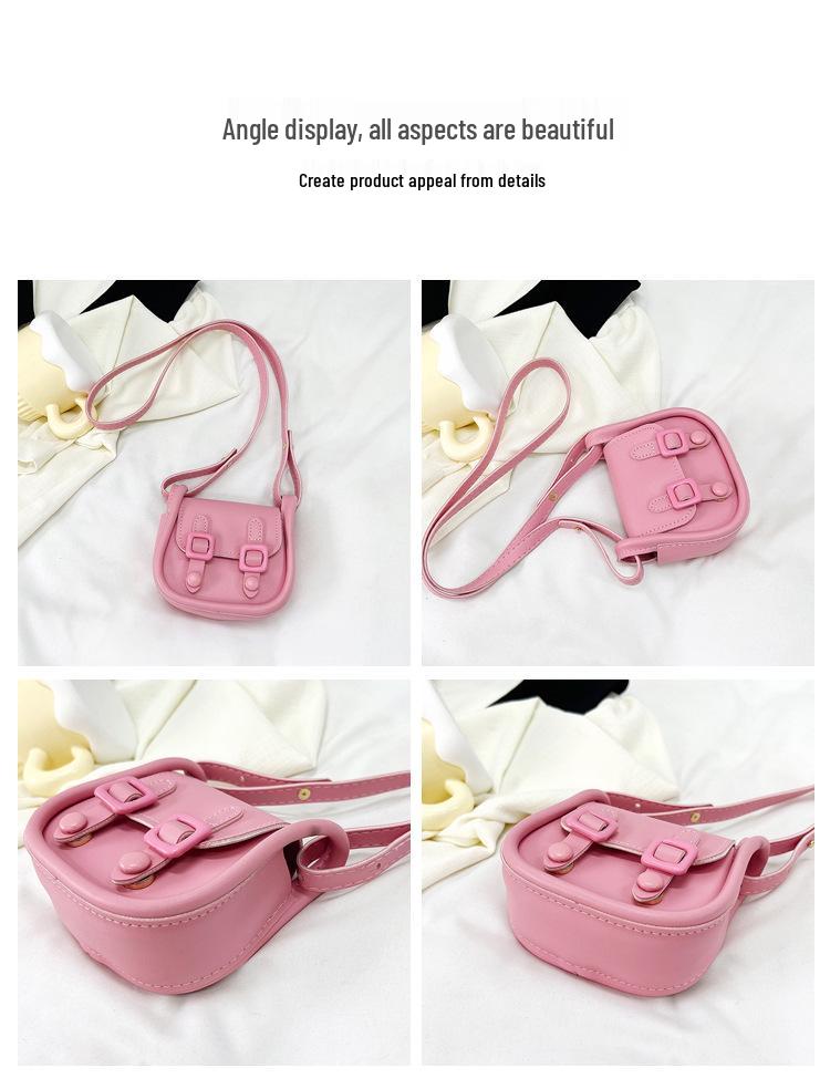Женская ретро мини-сумка-седло - Сумочка для помады, Простой повседневный стиль через плечо или кроссбоди