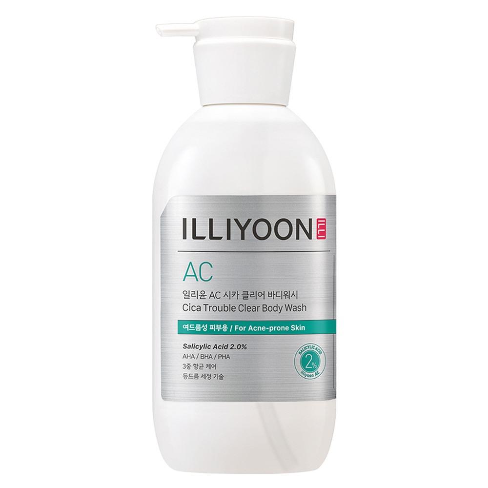 Illiyoon Cica Acne Body Wash Refreshing Clarifying Skin Smooth 400ml