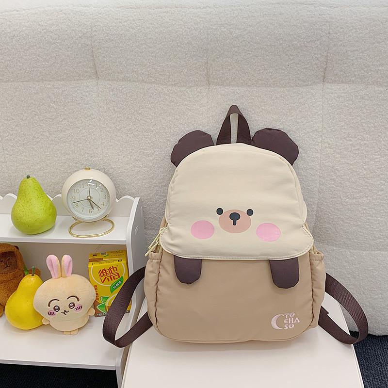 Рюкзак с принтом медведя с милым мультяшным узором, школьная сумка для студентов, подарок, прочный