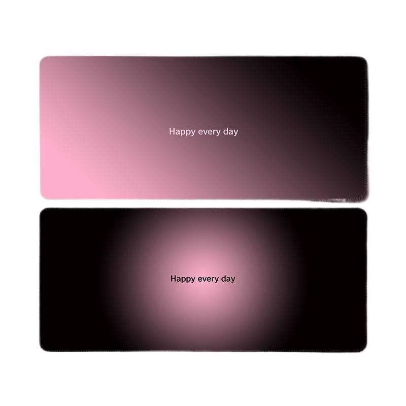 Morandi Black and Pink Gradient Extra-Large Mouse Pad for Esports and Office Desks