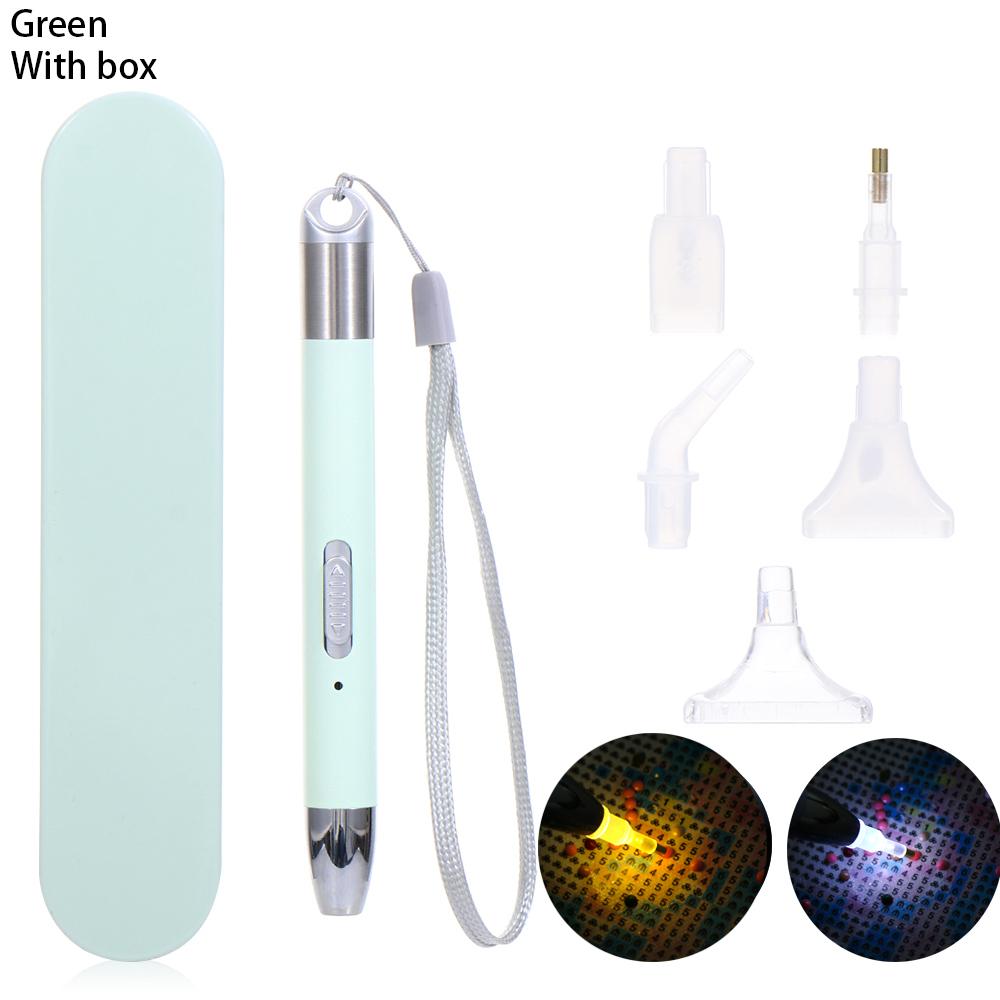 2 Light Modes Lighting Point Drill Pens Diamond Painting Pen Lighting Drill Pen LED Drill Pen