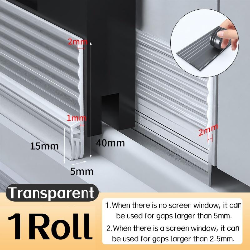 4/2M Sliding Window Sealing Strip Winter Windproof Soundproof Window Sealing Strip Door Sealing Gap Insect Proof Filling Strip