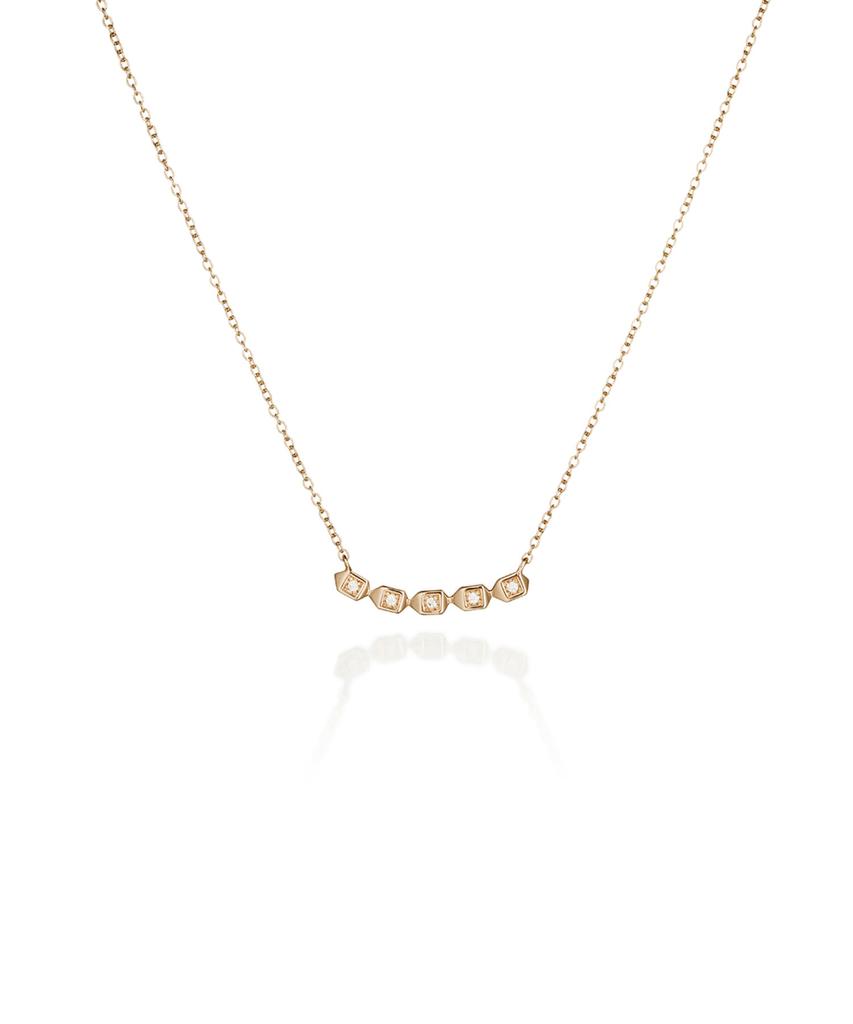 Trencadism Duncan Necklace 14K Gold Necklace Duncan_Necklace_Dcn22Rp