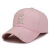 Hat Women's RC Gold Thread Embroidery Letters Men's Baseball Cap Face Small Cap Men's Outdoor Sun Hat