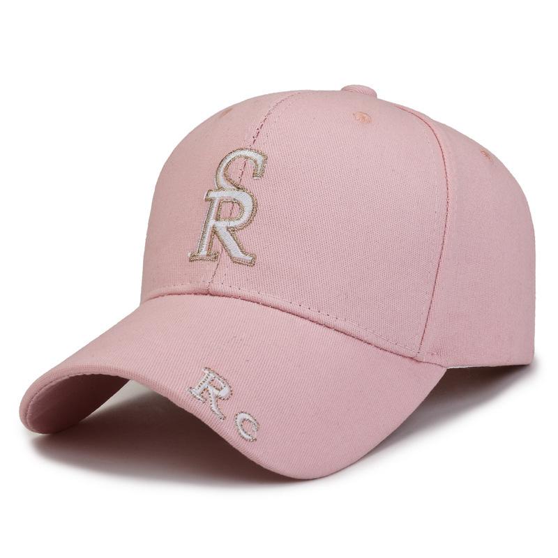 Hat Women's RC Gold Thread Embroidery Letters Men's Baseball Cap Face Small Cap Men's Outdoor Sun Hat