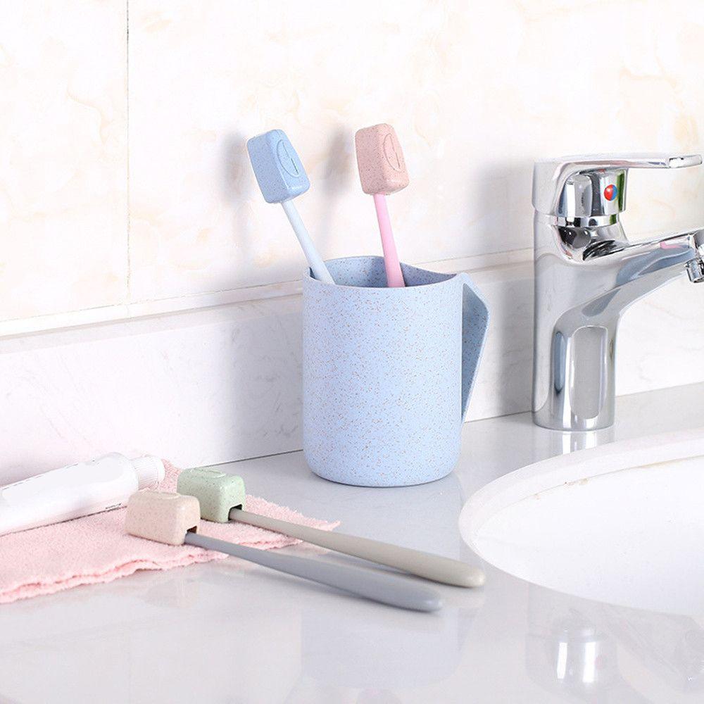 Portable Dustproof Travel Holder Bathroom Toothbrush Cover Brush Cap Toothbrush Head Storage Box