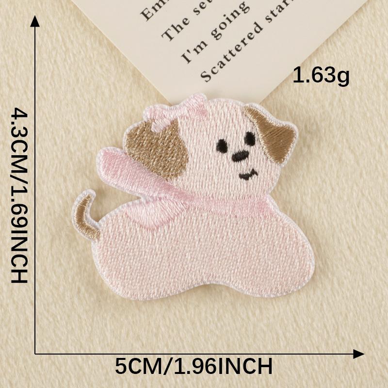 Embroidery Label Embroidery Sticker Patch Sticker Original Cartoon Animal Series Accessories Clothing Accessories Diy Cloth Sticker