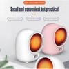 500W Portable Desktop Heater Mini Small Silent Electric Heating Fan Household Dormitory Office Hot Air Blower