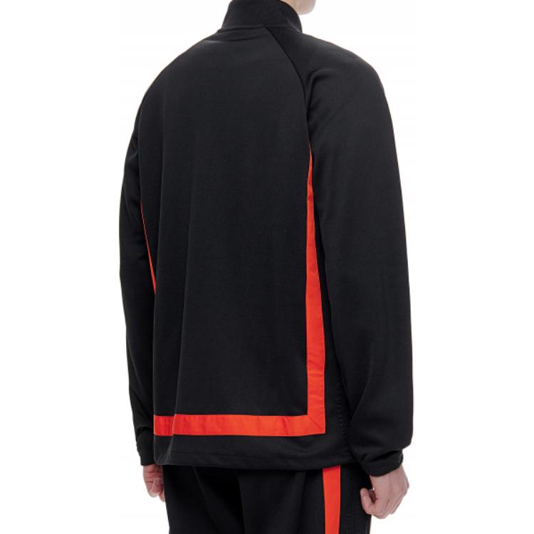 adidas Originals Trefoil Warmup Track Top Мужская куртка Черный Оранжевый GK0650