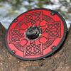 45.72cm Wooden Viking Shield, Scandinavian Viking Warrior Shield, Round Viking Shield from Valhalla,
