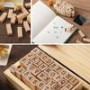 Wood Wooden Stamps Brown Wooden Rubber Stamps Letter Stamps Alphabet Stamps  for DIY