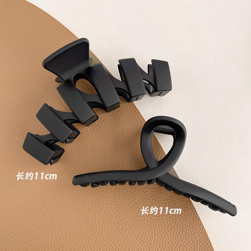 Женская большая акриловая зажим-краб Новая зажим-акула Высококачественное чувство Заколка для волос Заколка для затылка Зажим для волос Головной убор