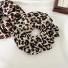 Leopard Print Scrunchies Hair Tie Hair Rope High Elasticity Elastic Hair Band Ponytail Holder Elegant Women Hair Accessories