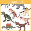 Dinosaur Velociraptor Model With Plastic Construction For Kids Learning Play And