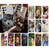 Чехол для телефона Samsung Galaxy S26 S25 S24 S23 S22 S21 Ultra S24 S23 S22 S21 S25 Plus S24 FE Цветочные Кошки