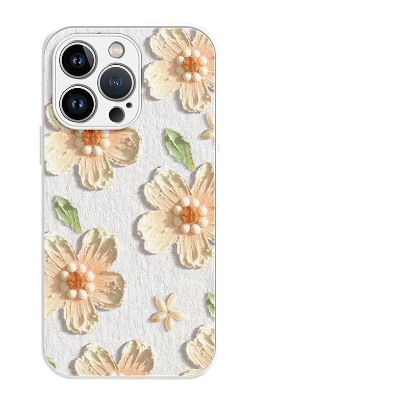 Подходит для чехла на мобильный телефон Apple 11 iphone11pro новый 11 овчина 11pro масляная живопись цветок 11 продвинутый 11