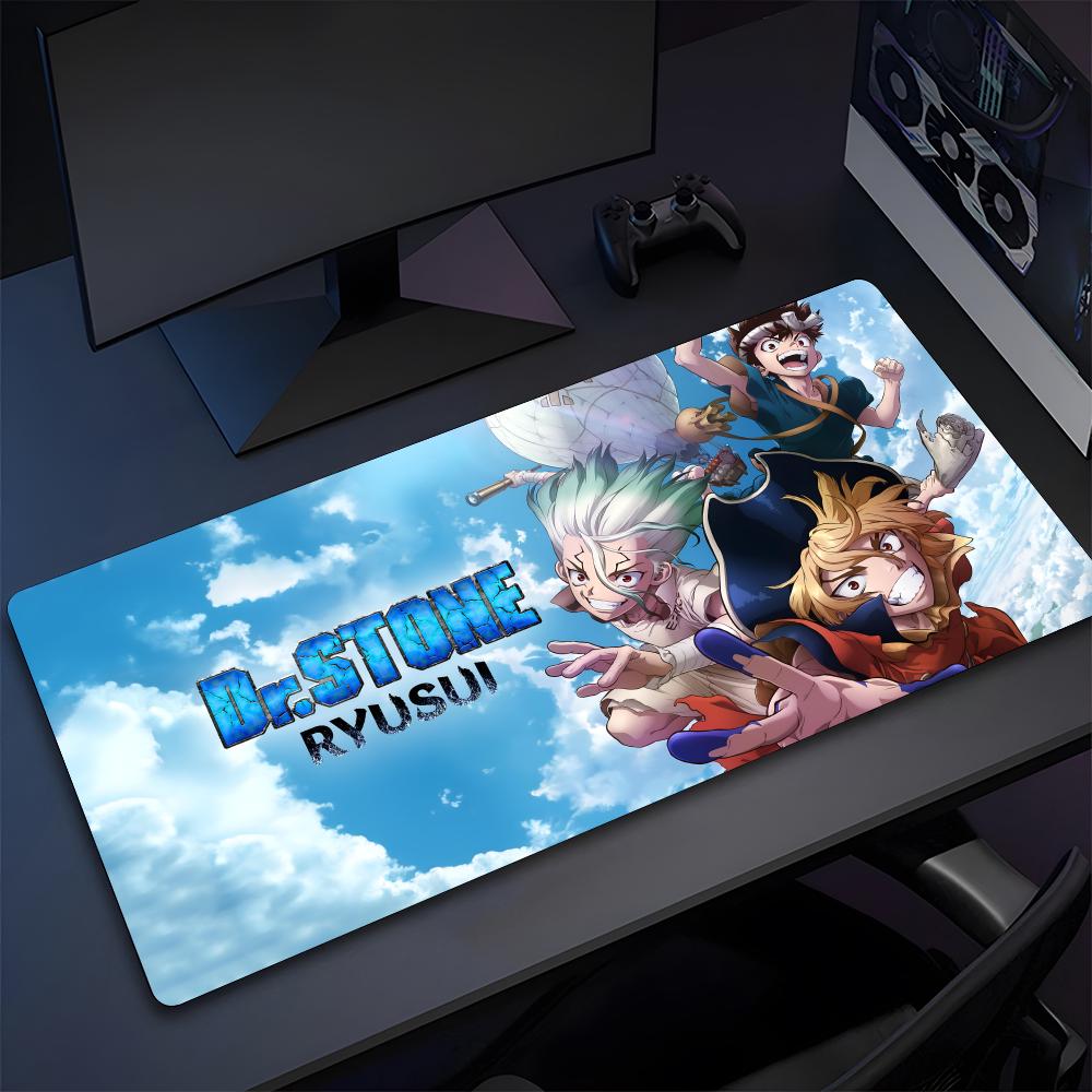 Anime Dr Stone Mouse Pad High Quality Natural Rubber Mouse Pad The Most Professional Washable Laptop Mouse Pad
