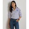 Рубашка Lauren Ralph Lauren в полоску, свободный крой, хлопковая ткань Wmlrshts6820554400