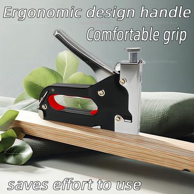 Сверхпрочный набор мультиинструментов 3-в-1 с 600 скобами, гвоздезабиватель для обивки, столярных работ, крепления материалов и DIY-проектов