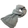 Letter 100 Australian Wool Wide Strip Knitted Scarf Winter Soft Waxy Warm Simple High-End Soft Wool Circumference