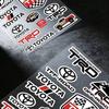 FOR TOYOTA TRO GR Safety Reflective Waterproof Auto Decal Scratch Cover Stickers Universal For Bike Helmet Mug Refrigerator