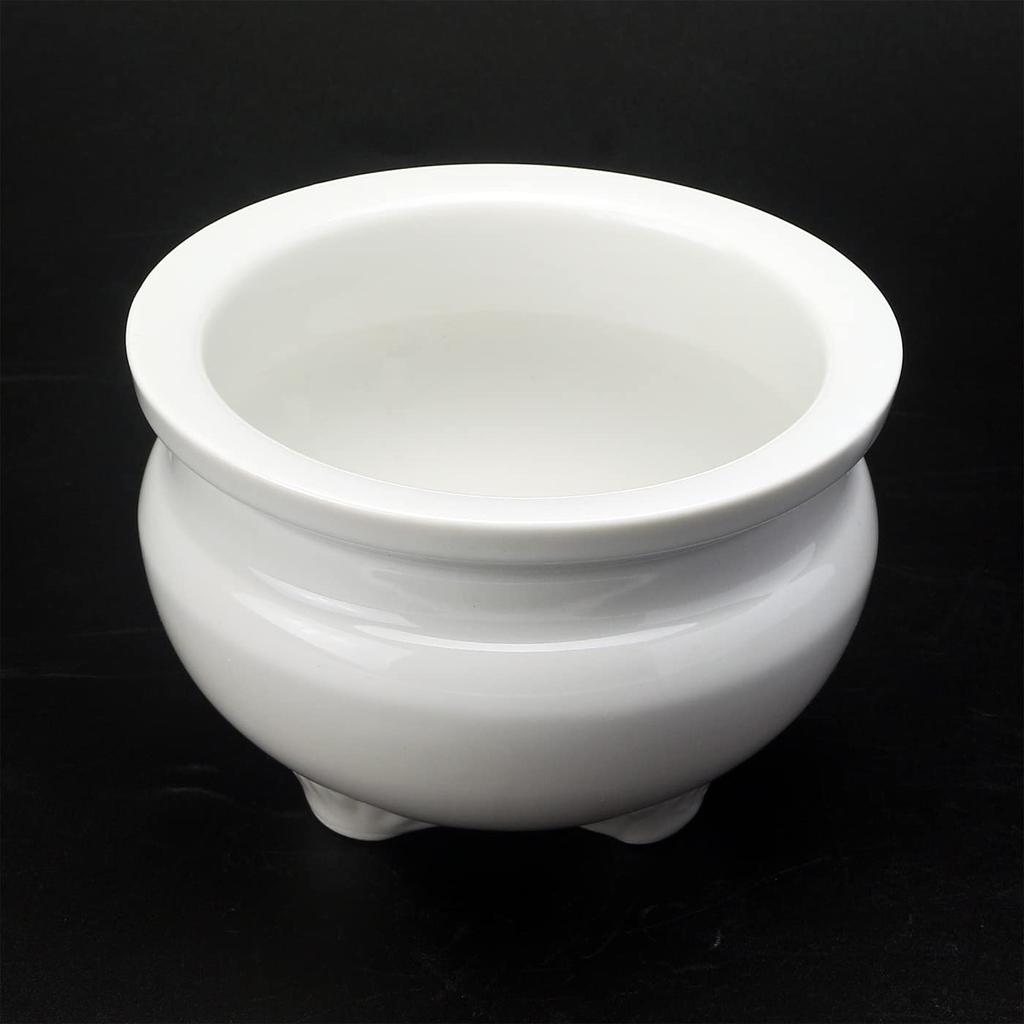 Ise Miyachu Incense Burner 3 Inches 5 Minutes White Miyachu - - [with Sticker]