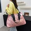 High-value travel bag Large-capacity fitness sports bag Anti-splashing swimming sports bag Fashion glossy bag