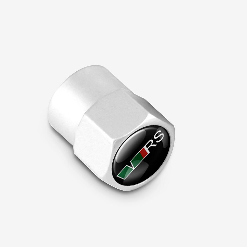 AEXYVP1 For Skoda S Skoda Kodiaq Fabia Kamiq Karoq Octavia 3 A5 A7 Rapid Scala 4pc Car Styling Wheel Tire Valve Air Stem Cap Badge Decor