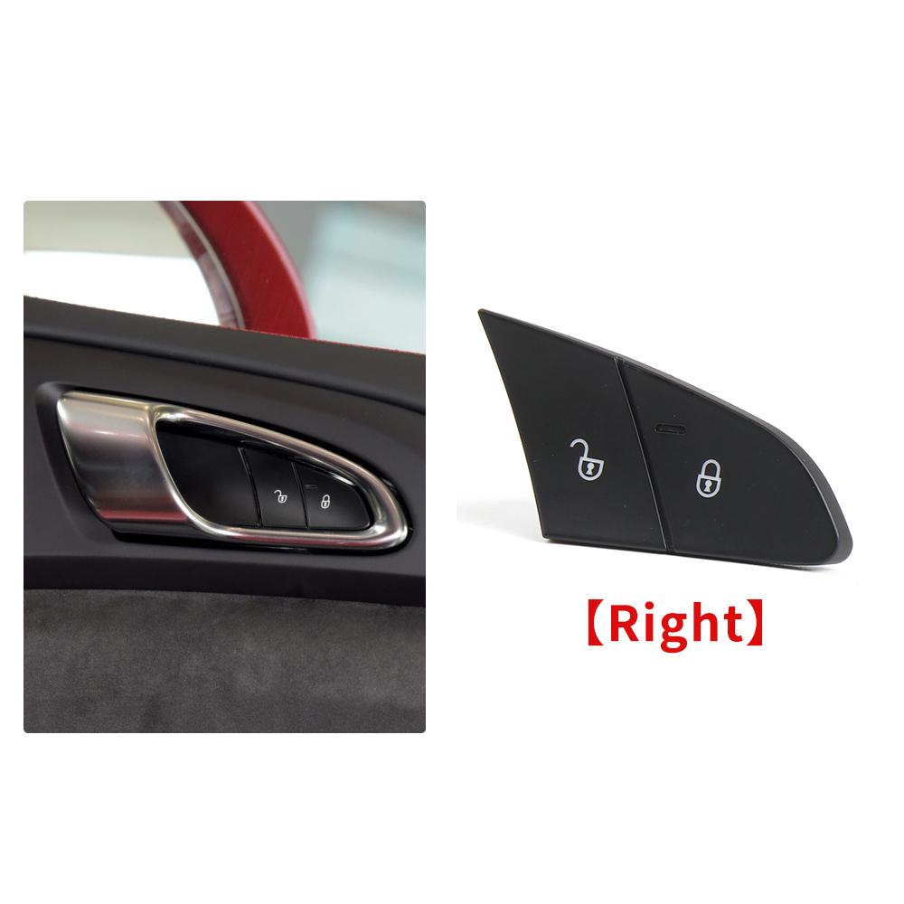 Кнопка переключателя замка передней двери автомобиля Уровень центрального замка Кнопка переключателя замка Замена для Porsche Cayenne Panamera S GTS