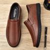 FashionLeather Shoes Man 2024 New Fashion Mens Shoes Classic Business Loafers Men Summer Autumn British Style Leisure Walk Casual Shoes