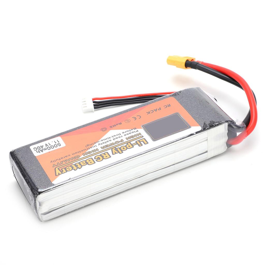 11.1V 5000mAh 40C Lipo Battery XT60 Plug 3S аккумуляторная батарея для гоночного дрона с дистанционным управлением