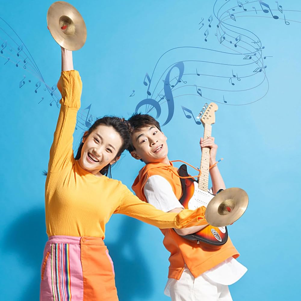 Phyxiul Мини тарелки Набор музыкальных инструментов 15 см Ритм Детская перкуссия для танцевальных вечеринок 2, Диаметр, Инструменты, Музыка, Игрушки,