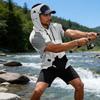Мужская толстовка с капюшоном, камуфляжный принт, рукав реглан, повседневная, для спортивной рыбалки, с коротким рукавом, легкая, дышащая, верх для улицы