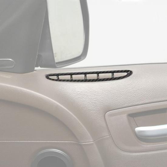 For 2015- Chrysler 300 Carbon Fiber Interior Door Air Vent Frame Trim Cover